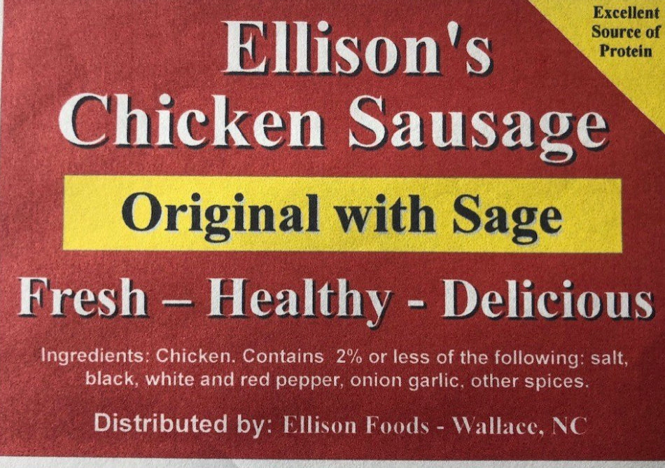 10lb Original Chicken Sausage ( Durham 9am-1230pm